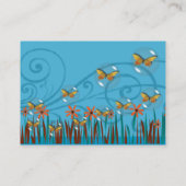 バブルのバターフライカスタマイズ- 名刺 (裏面)