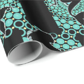 バブルのマーメイドシルエットThunder_Cove ラッピングペーパー (ロールコーナー)