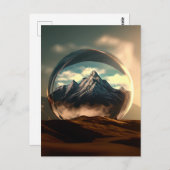 バブルの世界の山 ポストカード (正面/裏面)