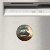 バブルの世界の山 マグネット (インサイチュ (食洗機))