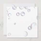 バブルの妖精 招待状 (裏面)