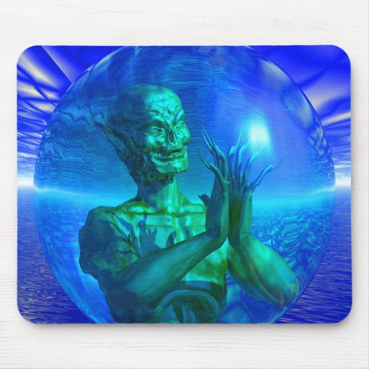 バブルの怪物 マウスパッド (正面)