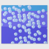 バブルの折り返し紙 ラッピングペーパー (フラット)