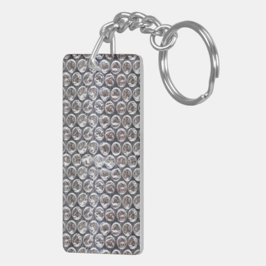 バブルの折り返し背景 キーホルダー (裏面右)