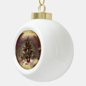 バブルの木 セラミックボールオーナメント (右)