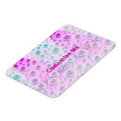 バブルの表示（ピンク&ブルー） マグネット (左側)