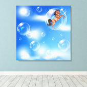 バブルの贈り物 – 馬 キャンバスプリント (インサイチュ (ウッドフロア))