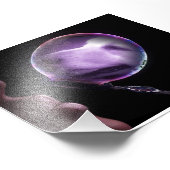 バブルの黄金の フォトプリント            (角)