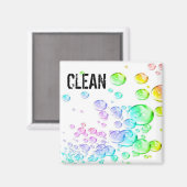 バブルは汚れた食洗機磁石を閉じる マグネット (正面/裏面)