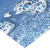 バブルアイスウォーターブルー抽象芸術テーブルクロス テーブルクロス (アングル)