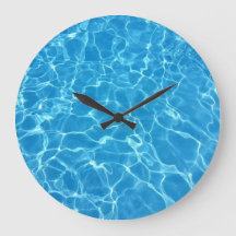 バブルウォーター反射テクスチャ大時計