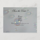 バブルエディションの日付を保存 案内ポストカード (正面)