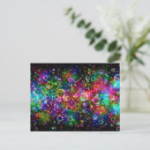 バブルカラフルデザイン ポストカード (スタンド正面)