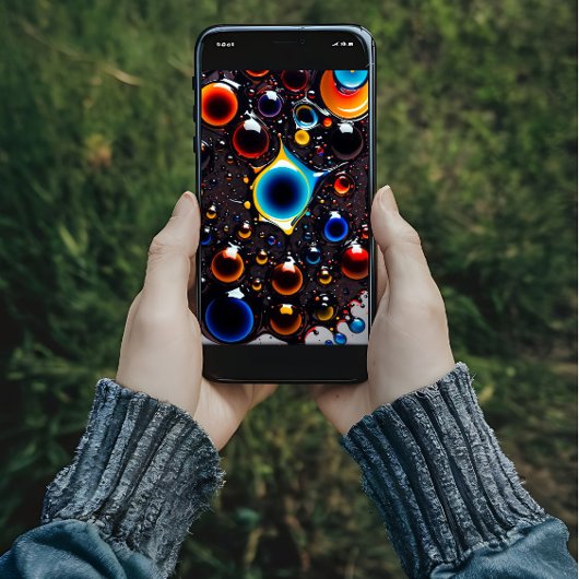 バブルカラフル壁紙 ポスター