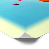 バブルカラフル爆発 ポスター (角)