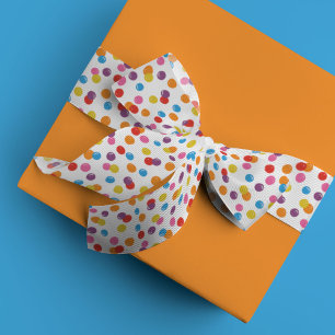 バブルガカラフルムパターン サテンリボン