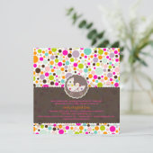 バブルガカラフルム/ドットの誕生の発表 招待状 (スタンド正面)