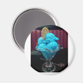 バブルガムのアイスクリーム マグネット (正面/裏面)