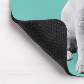 バブルガムのゴールデンレトリバーの子犬 マウスパッド (コーナー)