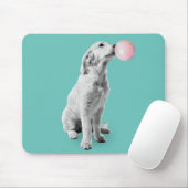 バブルガムのゴールデンレトリバーの子犬 マウスパッド (マウス)
