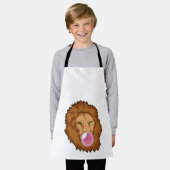 バブルガムのライオン エプロン (着用した状態)