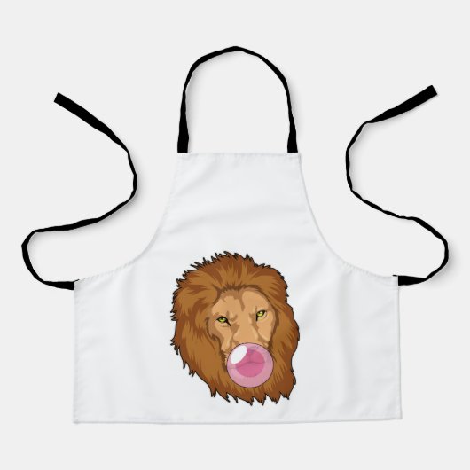 バブルガムのライオン エプロン (正面)