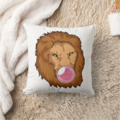 バブルガムのライオン クッション (ブランケット)