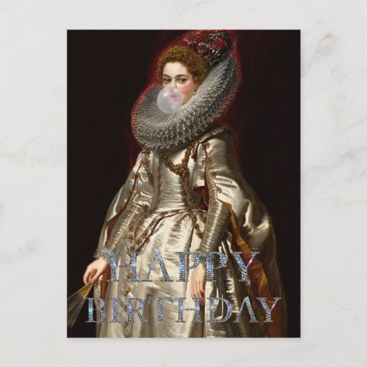バブルガムの歌姫マルケサ、お誕生日おめでとう ポストカード (正面)