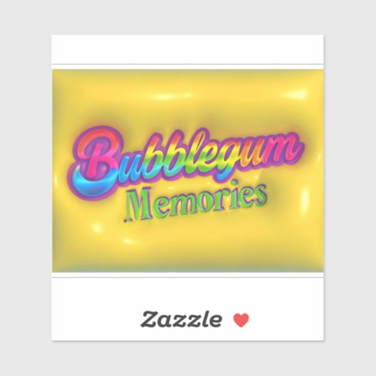 バブルガムの記憶 シール (シート)