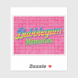 バブルガムの記憶 シール