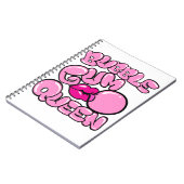 バブルガムクイーンバブルガム ノートブック (左側)