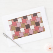 バブルガムシャーベット 長方形シール (封筒)