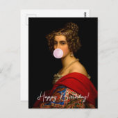 バブルガムディババイエルン美しい ポストカード (正面/裏面)