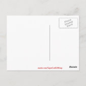 バブルガムデジタカラフルルアートポストカード ポストカード (裏面)