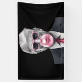 バブルガムトランプ2024トランプの投票 横断幕 (縦)