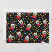 バブルガムパーティー 招待状 (裏面)