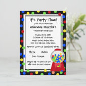 バブルガムパーティー 招待状 (スタンド正面)