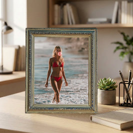 バブルガムビーチベイビー 海岸の夏のウォールアート ポスター