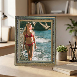 バブルガムビーチベイビー 海岸の夏の壁のアート ポスター