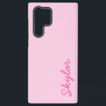 バブルガムピンクホットピンクカスタム色の名前 SAMSUNG GALAXY S22 ULTRAケース<br><div class="desc">これはバブルガムピンク熱ピンクカスタム色の銀河系携帯ケース！</div>