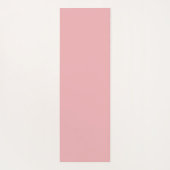 バブルガムピンク二音ヨガストライプのマット ヨガマット (裏面)