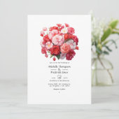 バブルガムピンク、コットンキャンディ&ストロベリーズ結婚ズ 招待状 (スタンド正面)