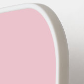 バブルガムピンク プレティー アンド ヤミー ソリッド カラー ピックルボールラケット (左詳細)