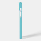 バブルガムブルーパンダモノグラム 名前入り Case-Mate iPhoneケース (裏面 / 左)