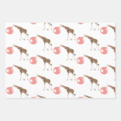 バブルガム吹キリンの泡 ラッピングペーパーシート (正面)