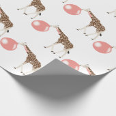 バブルガム吹キリンの泡 ラッピングペーパー (角)