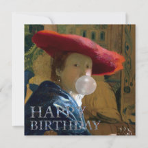 バブルガム吹ディバのバブルガムハッピーバースデー