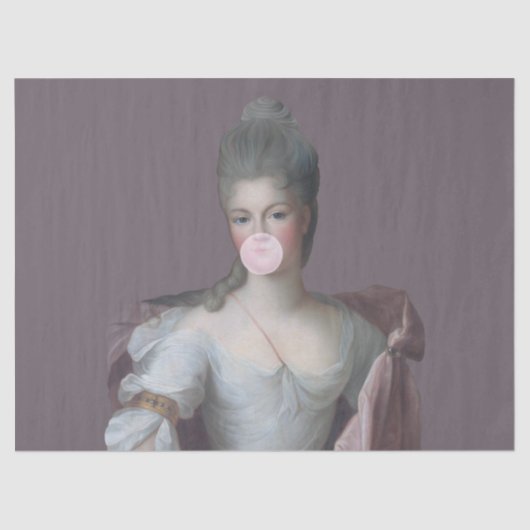 バブルガム吹ディヴァのピンクのバブルガム 薄葉紙 (正面)