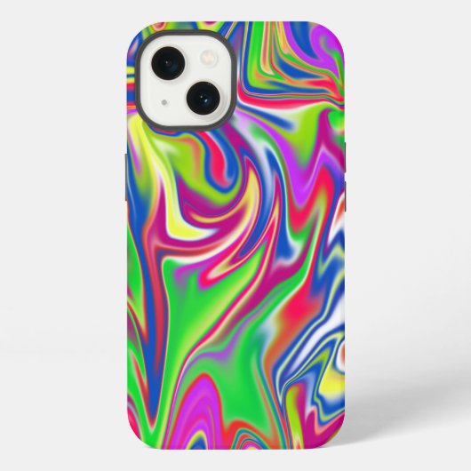 バブルガム大理石， iPhone 13ケース iPhoneケース (裏面)