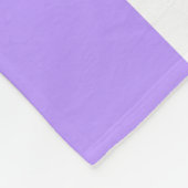 バブルガム虹と白ストライプ色 フリースブランケット (角)